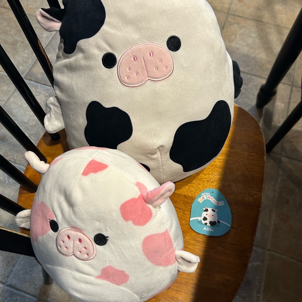 Squishmallows Black and White Plush Accessories